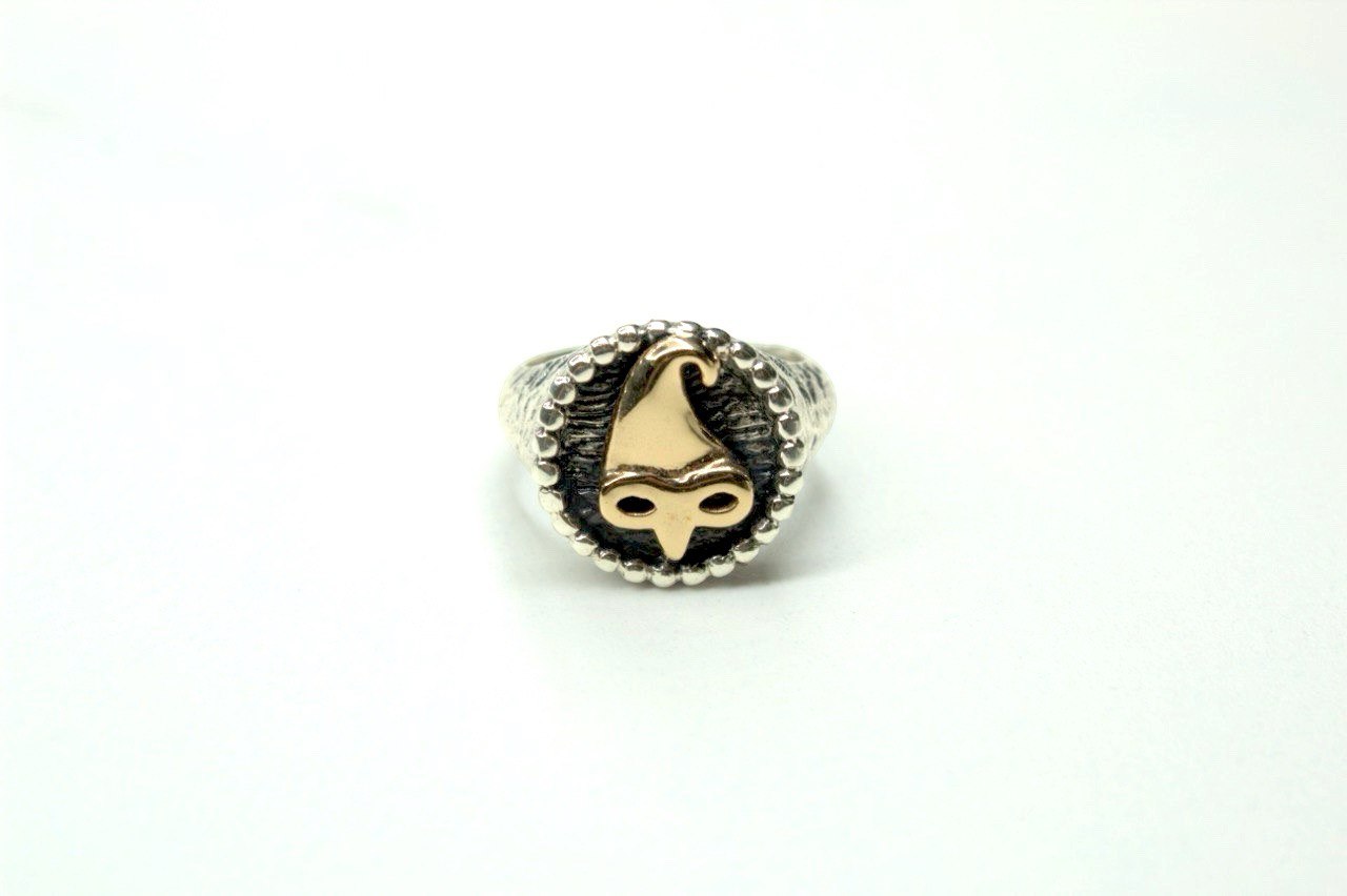 ANELLO CHEVALIER TONDO SOGGETTI SCARAMANTICI/NAPOLETANI