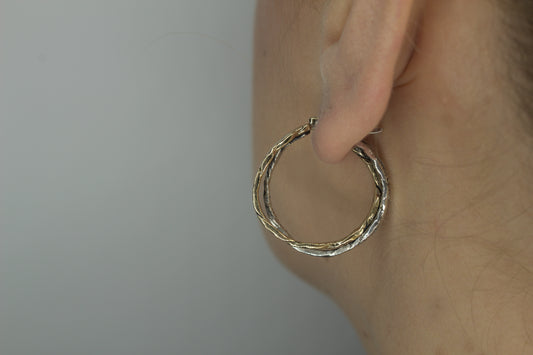 ORECCHINI INTRECCI SOVRAPPOSTI