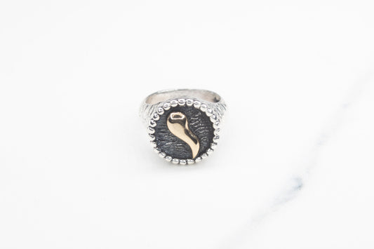 ANELLO CHEVALIER TONDO SOGGETTI SCARAMANTICI/NAPOLETANI