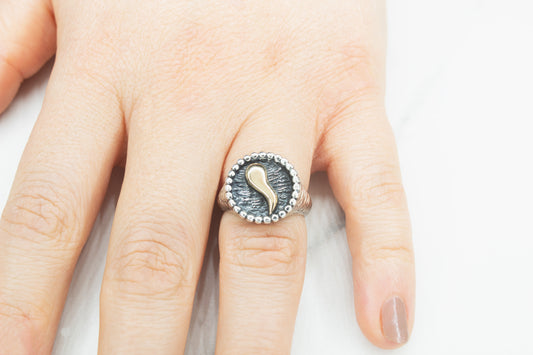 ANELLO CHEVALIER TONDO SOGGETTI SCARAMANTICI/NAPOLETANI